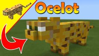 Minecraft Ocelot - Ocelot Statue - Minecraft Mob Build Tutorial - Minecraft Statue