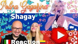 Polina Gagarina - Shagay (Live at Megasport) Italian Reaction Colombian React