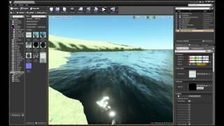 Unreal engine 4 - infinite water shader + DOWNLOAD + info