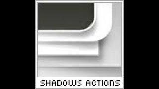 Flap Shadow Photoshop Action Tutorial - Professional realistic shadows for web box