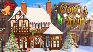 Christmas Cocoa Café || Sims 4 Stop Motion || NoCC