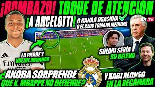  EL REAL MADRID da UN TOQUE de ATENCIÓN a ANCELOTTI ¡O EL EQUIPO CAMBIA O SOLARI COGERÁ el MANDO!