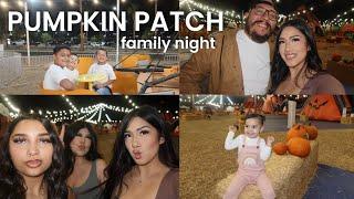 PUMPKIN PATCH THEY KICKED US OUT… family game night at sisters house