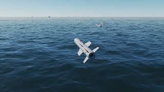 DCS Harpoon AGM-84D in action