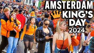 Kings Day Amsterdam 2024 10 Million Dutch On Streets Walking Tour Netherlands