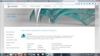 How to download 3dsmax student version