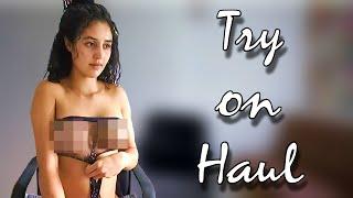 [4K] Transparent Haul with Jenny Taborda | Sheer lingerie | Lingerine haul