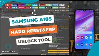 Samsung a10s hard reset & frp unlock tool  One click