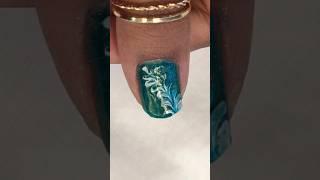 Easy Nail Art using pin #nailart #easynailart #dragmarblenailart #youtubeshorts #trendingshorts