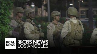 200 Marines deployed to protect federal building in Westwood