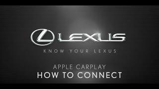 Know Your Lexus: How to connect your phone with Apple CarPlay