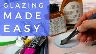 How to GLAZE with Water Mixable Oils