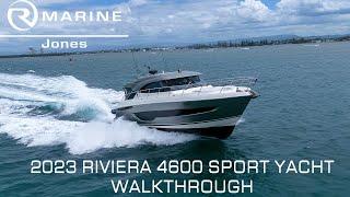 Boat for Sale: 2023 Riviera 4600 Sport Yacht Walkthrough