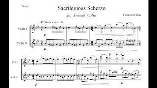 Sacrilegious Scherzo for Two Violins (Original Composition)