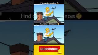 Find 7 differences #simpsons