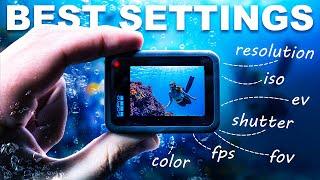 Best GoPro Settings for UNDERWATER Video & Photos