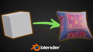 Create a Pillow in Blender in 1 Minute!