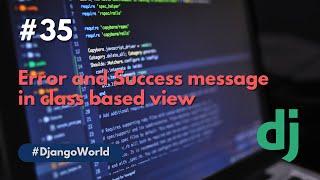 Messages in class based view | Django | Python