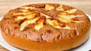 Just oats and applesauce! Healthy diet cake in 5 minutes! No sugar, no flour!