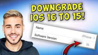 How To Downgrade iOS 16 to iOS 15 WITHOUT Computer