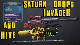 Borderlands 2: Saturn drops Invader and Hive - Boss (legendary) guide ep.27