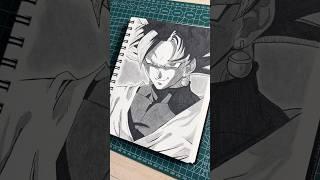 Goku Black Drawing from Dragon Ball Super #anime #shorts #drawing #goku