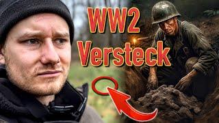 Vergrabenes Equipment aus dem Zweiten Weltkrieg mit Metalldetektor gefunden!! (WW2 Schatzsuche)