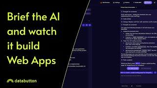 Brief the AI and watch it build full Apps, Software and Websites!