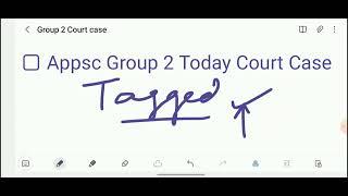 APPSC GROUP 2 COURT CASE || APPSC GROUP 2 LATEST #GROUP 2 #appscgroup2