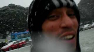 Sergio Mafra pulo na neve