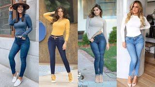 Glamorous & fascinating denim pants #outfits #beautiful collection #2021 #high quality new arrivals