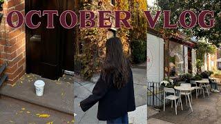 WEEK IN MY LIFE // fall foliage in the west village, classic outfit ideas, car chats & more!