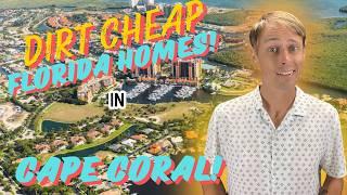 Cape Coral Florida's CHEAPEST Homes for Sale in 2024!