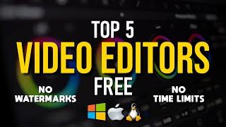 Top 5 Best FREE VIDEO EDITING Software