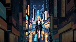 I am a city girl   #lofi #aivideo #aianime #aiart #pixelart #MageSpace #Mage