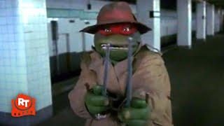 Teenage Mutant Ninja Turtles (1990) - Raphael Saves April O'Neil Scene | Movieclips