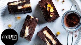 Chocolate-orange truffle slice | Gourmet Traveller