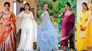 Kerala Wedding Guest Outfit Ideas|| Outfit from scratch ideas|| Navarathri Looks || Asvi Malayalam