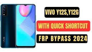 Vivo Y12s Frp Bypass 2024 | Vivo Y12s,Y12g Frp Bypass Without Pc