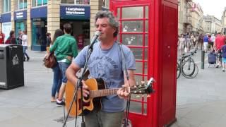 Listen to the Rhythm of the Falling Rain - David Harris - Busking - Bath - UK