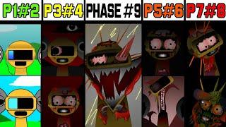 Phase 1 VS Phase 2 VS Phase 3 VS Phase 4 VS Phase 5 VS Phases 7 9 in Incredibox Sprunki!