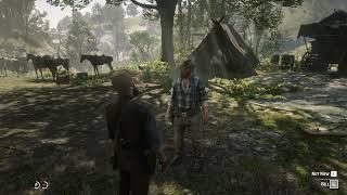 Bill says to Arthur: "Are you doubting him too?" | Red Dead Redemption 2