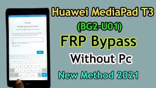 Huawei MediaPad T3  (BG2-U01)  FRP Unlock | Huawei BG2-U01 Google Account Remove |BG2-U01 FRP Unlock