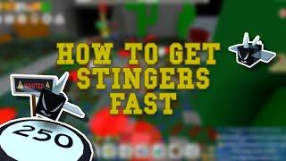 How to get Stingers FAST in Bee Swarm Simulator