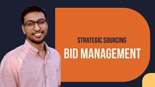 Strategic Sourcing - Bid Management