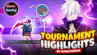 TOURNAMENT HIGHLIGHTS BY GYAN PRINCE || FREE FIRE MAX #3 | #gyangaming