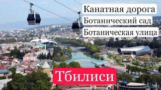 Тбилиси 2021. Канатная дорога. Ботанический сад. Улица Ботаническая. Прогулка по старому Тбилиси.