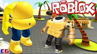 I was ATTACKED by a JOCK to GET! Simulator FAT man Adventure cartoon hero Roblox EATING SIMULATOR