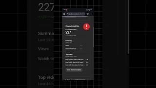 YouTube Studio Views Not Showing Problem || Drop Your Solution In Commen Section|| #Youtube #Studio