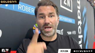 'F*** OFF & GROW A F***** SET’ - EDDIE HEARN TAKES SHOTS AT EVERYONE/REACTS TO MADRIMOV/HITCHINS WIN